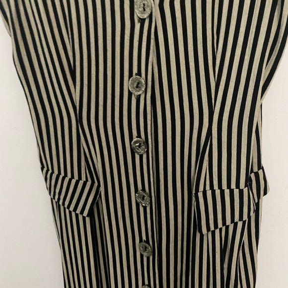 RARE Striped Vintage Dress As Seen On Daisy Ridley - Picture 3 of 5